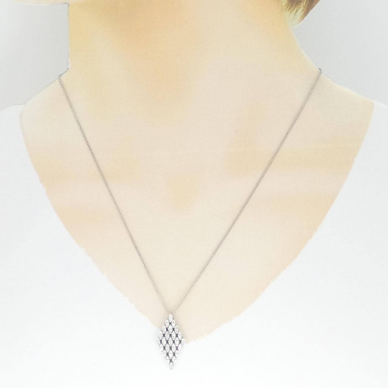 750WG Diamond necklace 0.80CT