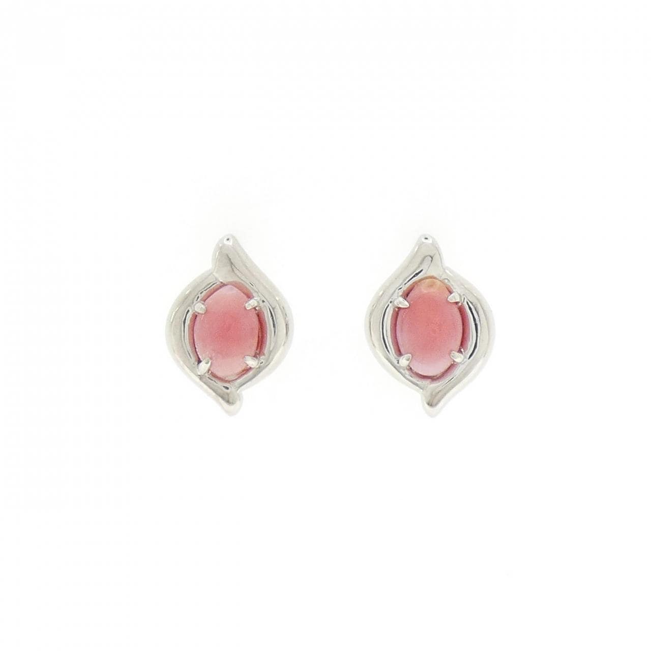 PT900 コンクパール ピアス 1.81CT