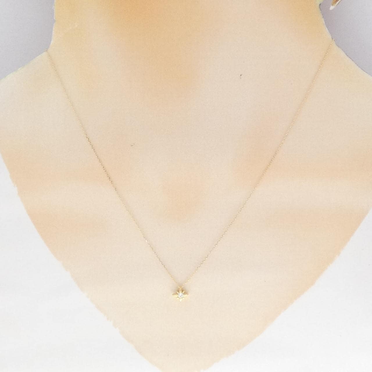K18YG ダイヤモンド ネックレス 0.04CT