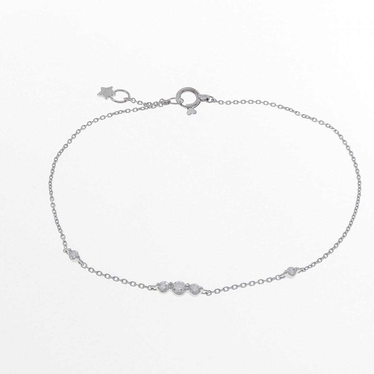 スタージュエリー ダイヤモンド ブレスレット 0.12CT