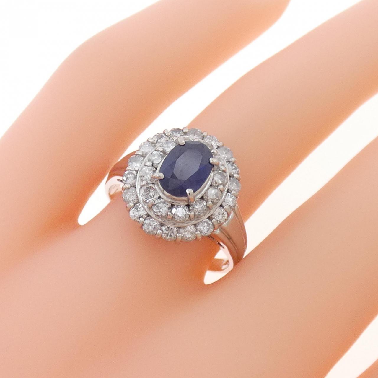 PT900 Sapphire Ring 1.00CT