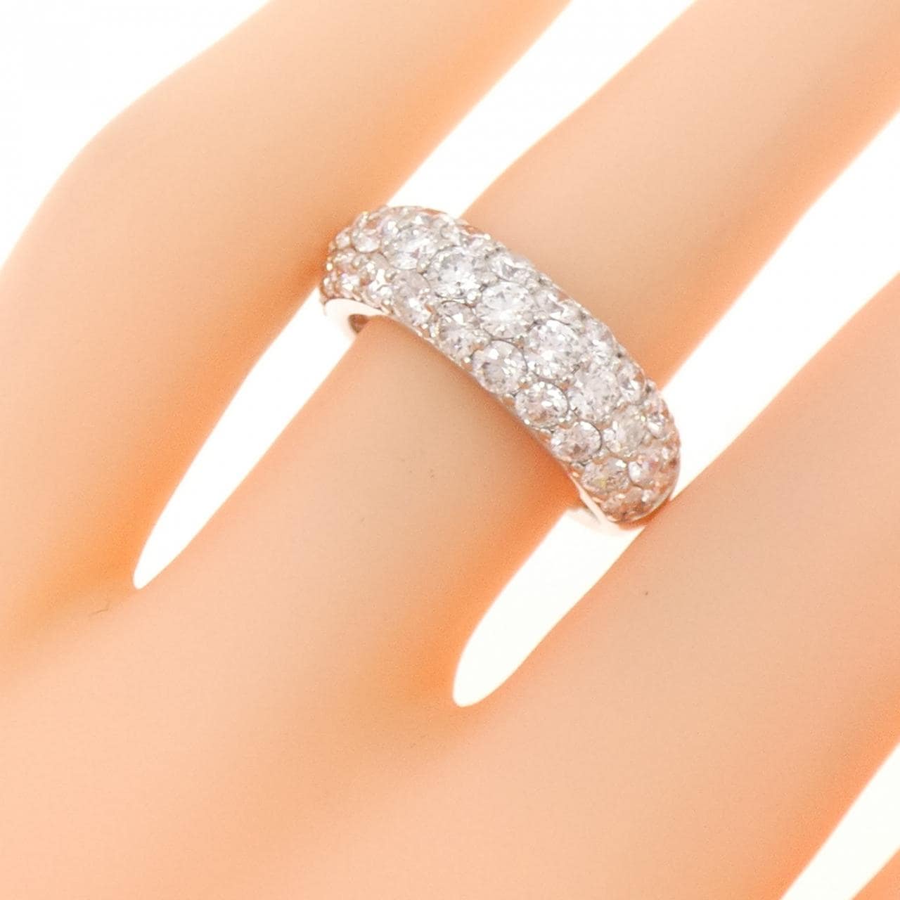 PT900 パヴェ ダイヤモンド リング 2.00CT