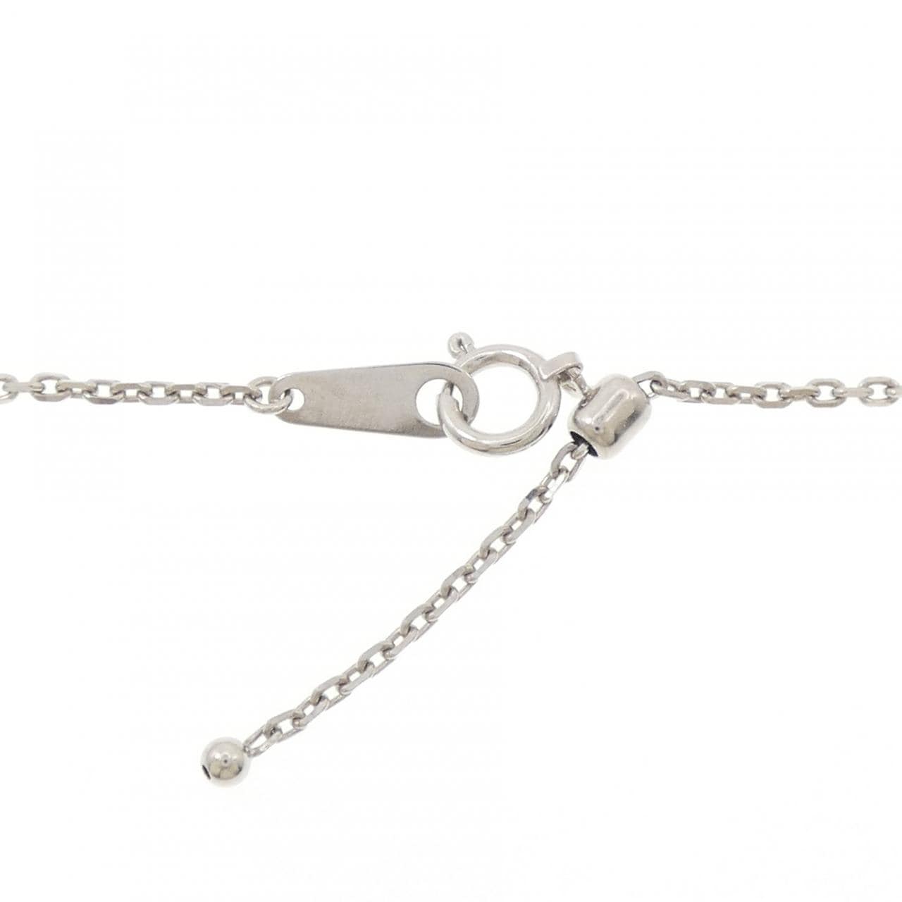 K18WG ドッグ ルビー ネックレス 0.02CT