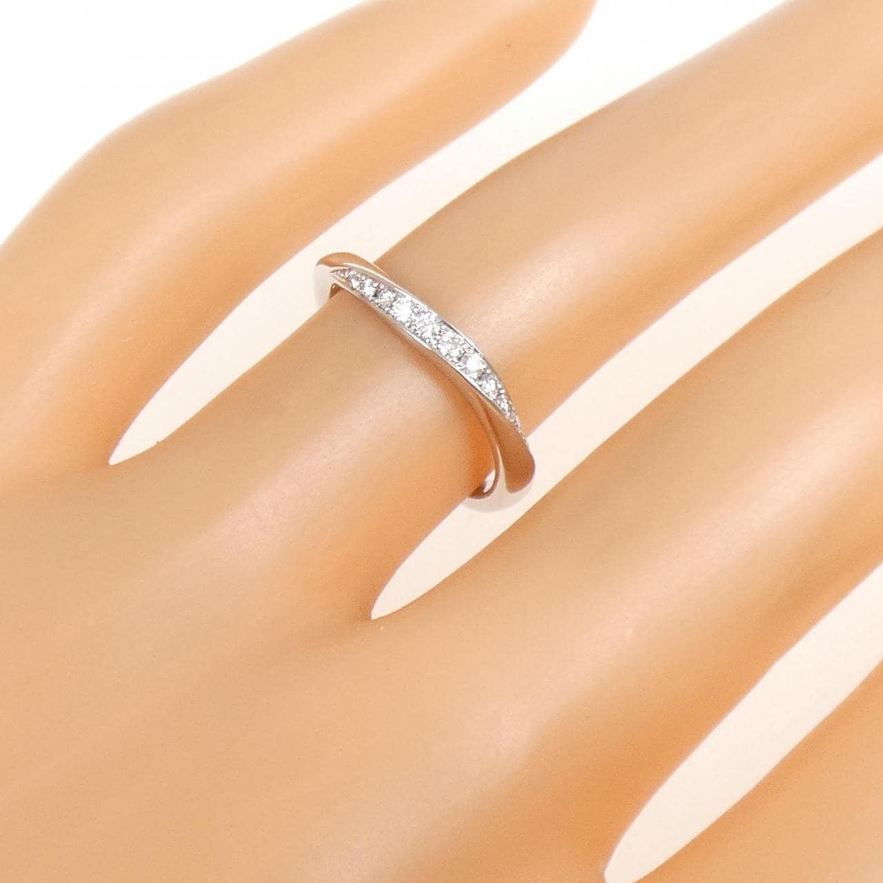 PT950 ダイヤモンド リング 0.08CT