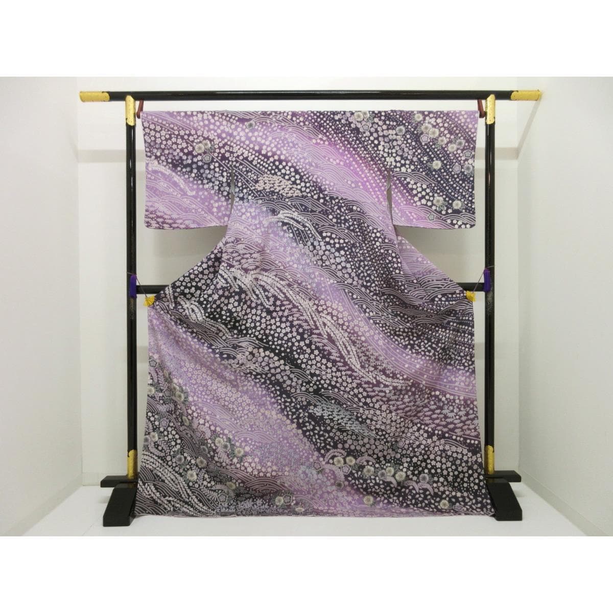 【未使用品】訪問着 友禅加工ボカシ染