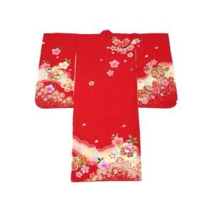 【未使用品】子供　女の子四ツ身