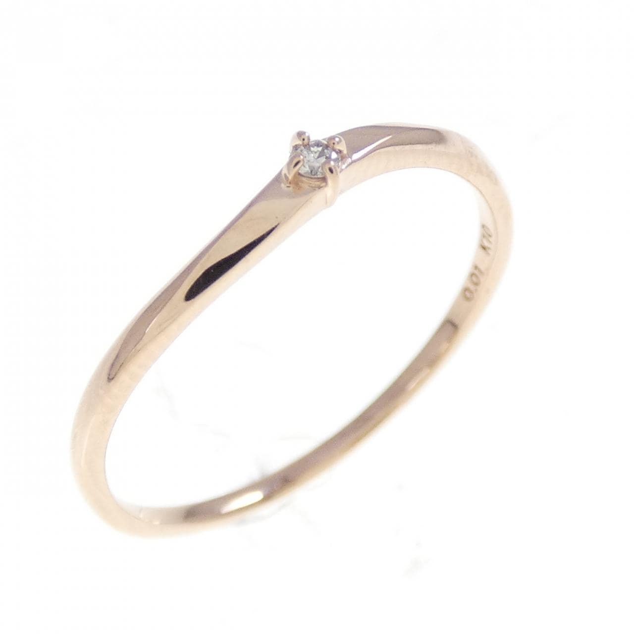 K10PG ダイヤモンド リング 0.01CT