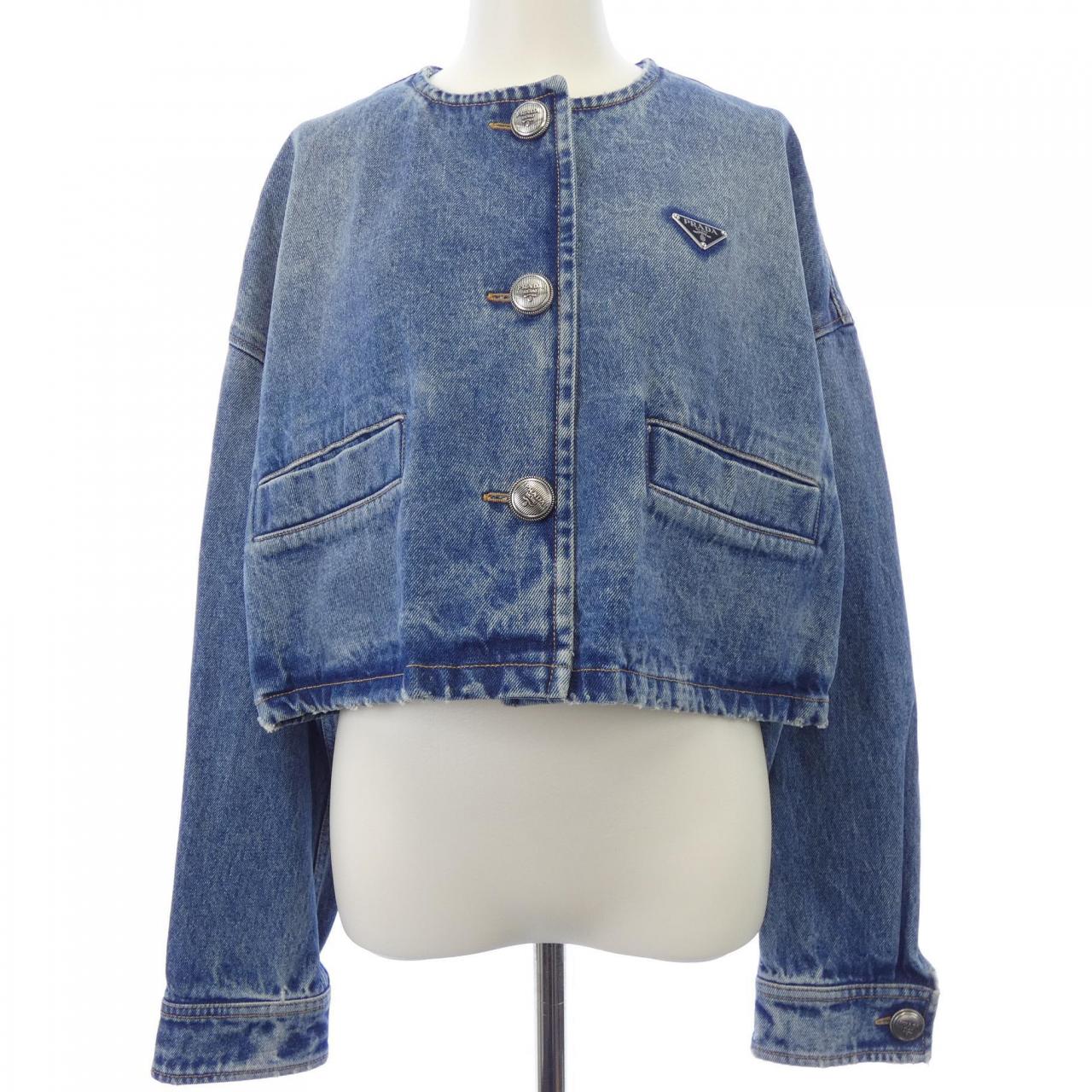 プラダ PRADA トライアングルロゴ GFB297 S222 12O0 デニムジャケット