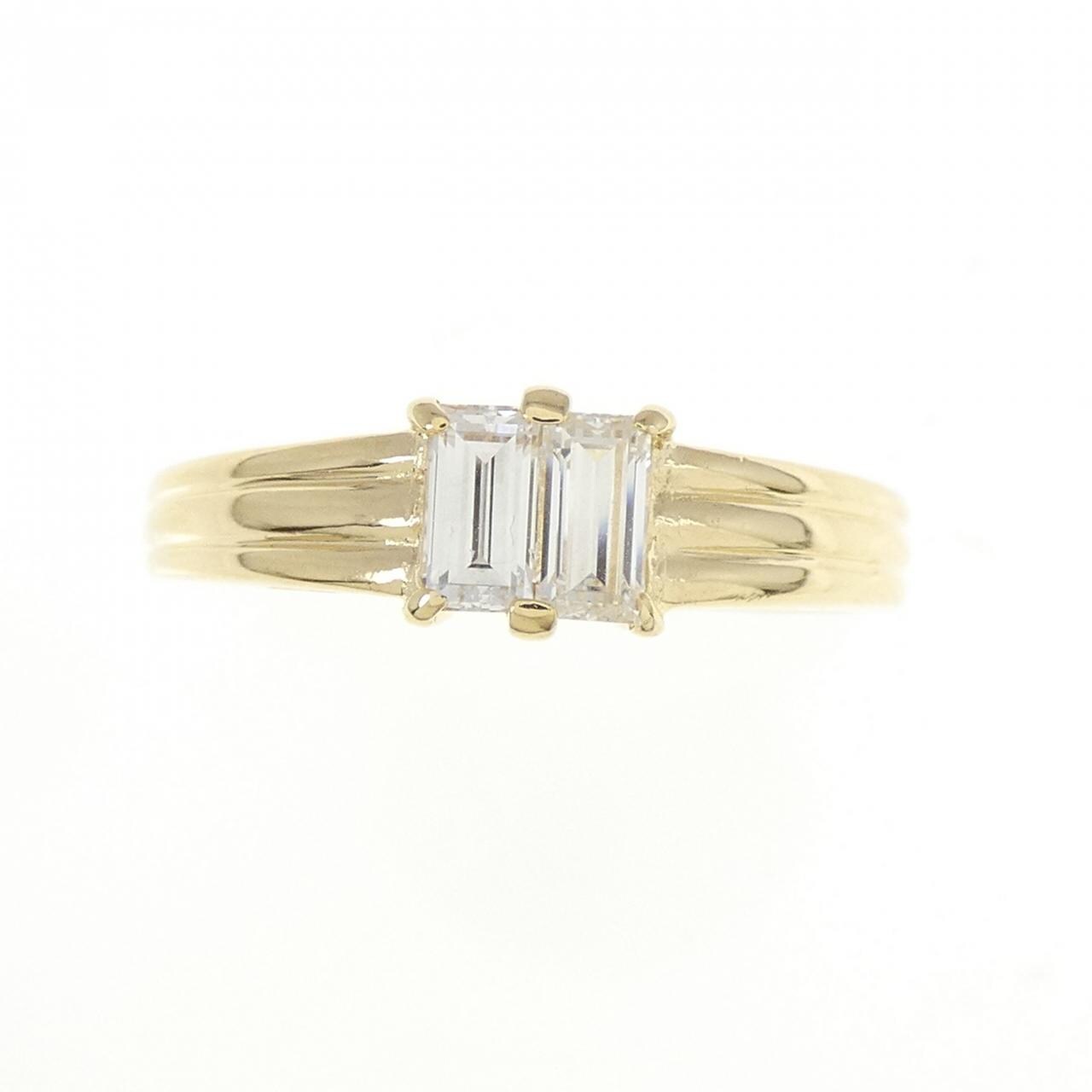 750YG ダイヤモンド リング 0.40CT