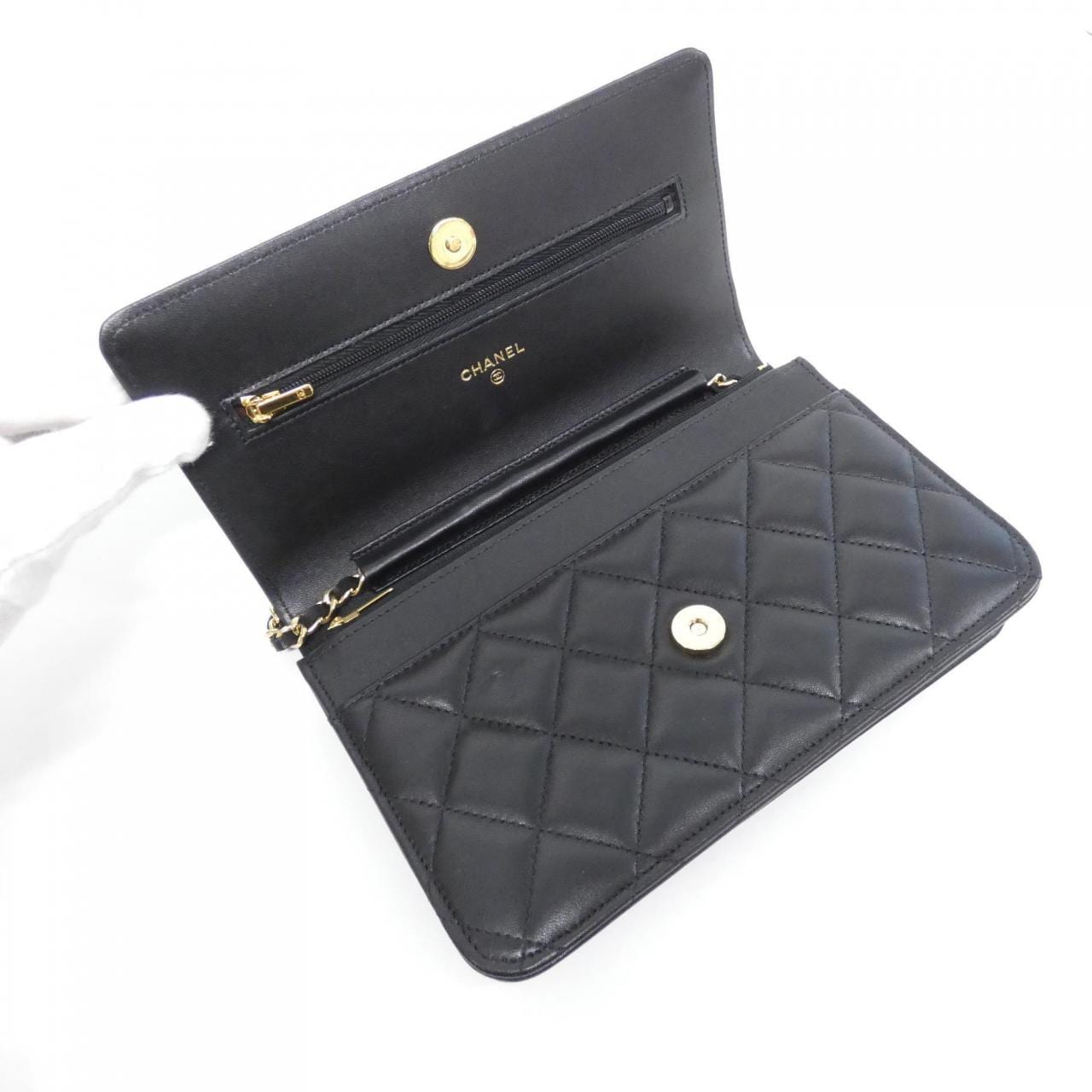 シャネル タイムレスクラシック ライン AP0250 チェーンウォレット