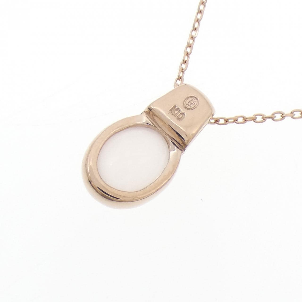 K10PG rose Quartz necklace