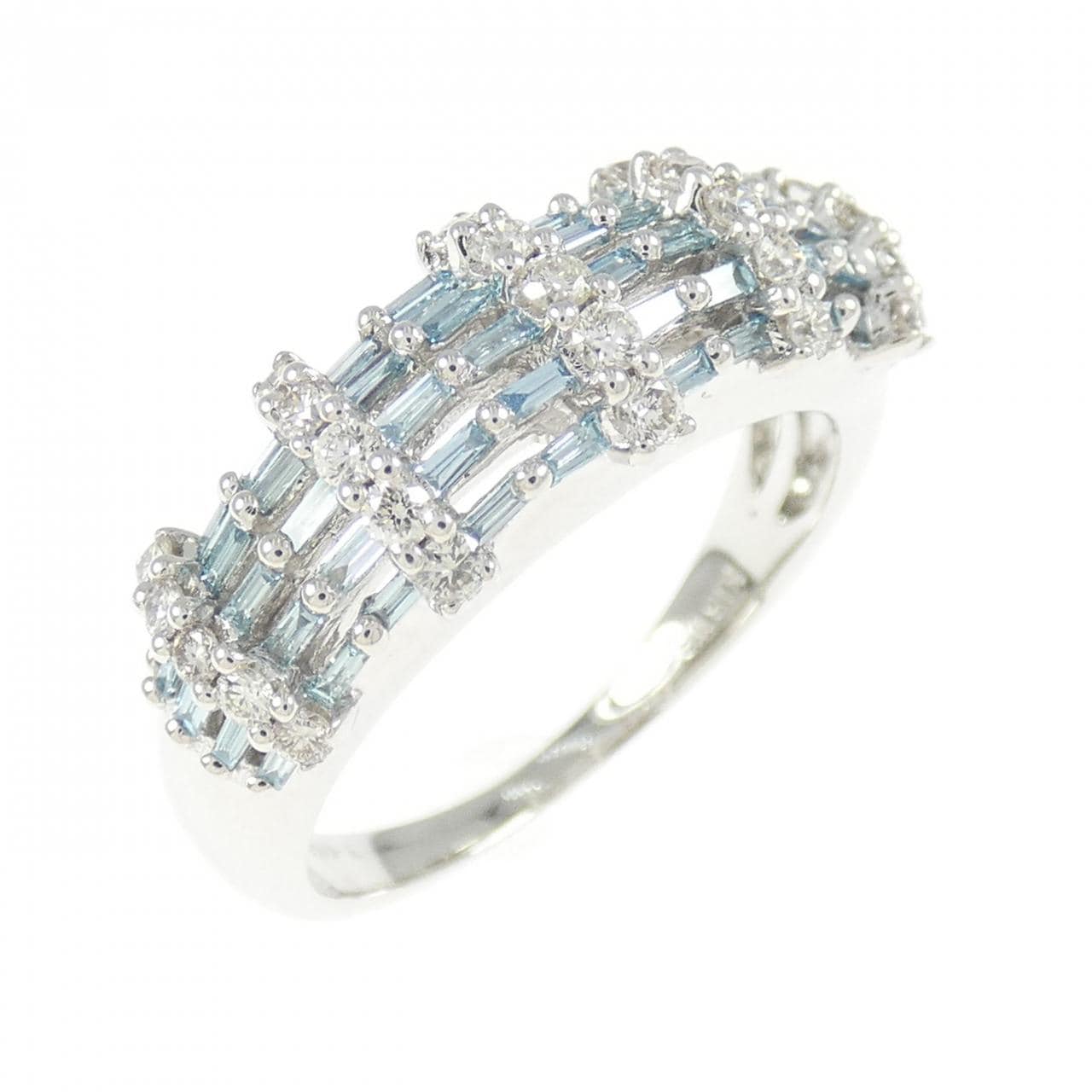 K18WG ダイヤモンド リング 1.00CT