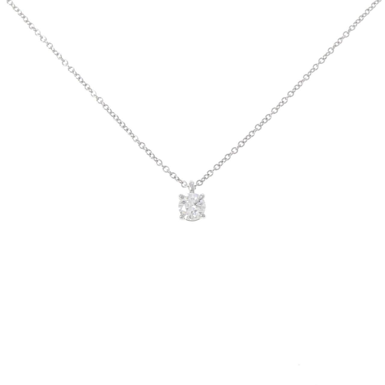 ティファニー ソリティア ネックレス 0.27CT F VS1 3EXT