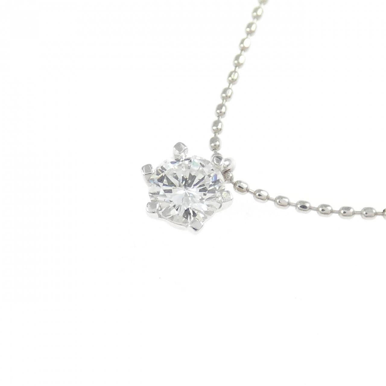 PT/PT850 ソリティア ダイヤモンド ネックレス 0.315CT