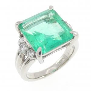 PT900 エメラルド リング 6.17CT コロンビア産