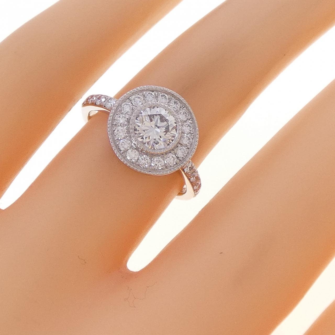 PT900 ダイヤモンド リング 0.638CT