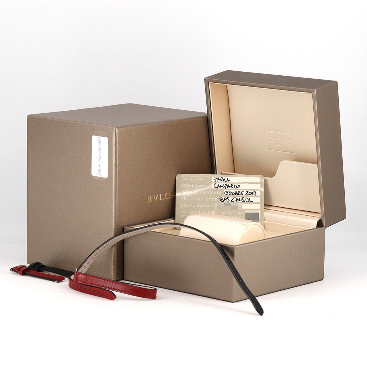 BVLGARI Serpenti Double Spiral/D SPS27WSDL/102781 SS Quartz