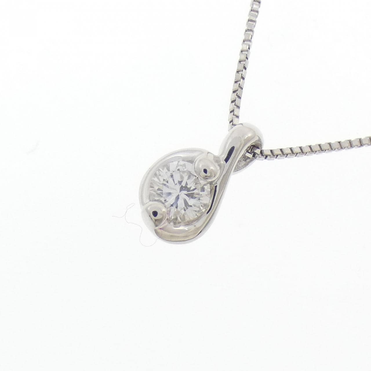 PT900/PT850 ダイヤモンド ネックレス 0.16CT