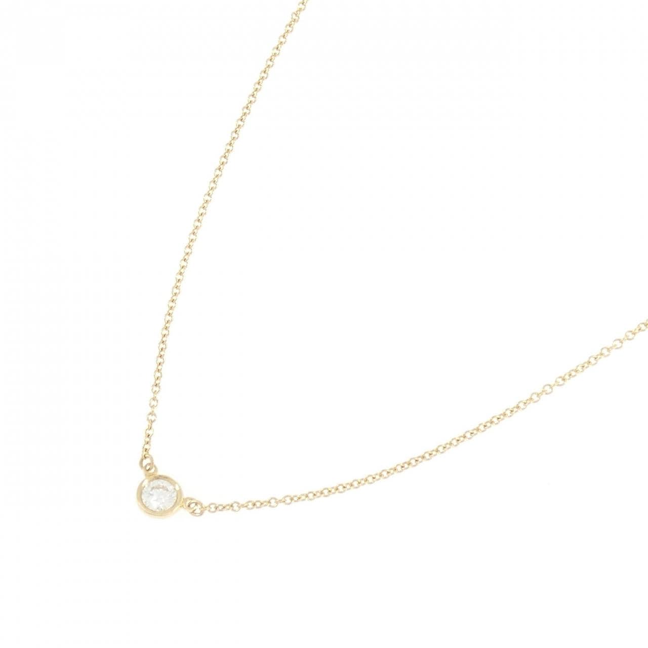 ティファニー バイザヤード ネックレス 0.18CT G VS2 3EXT