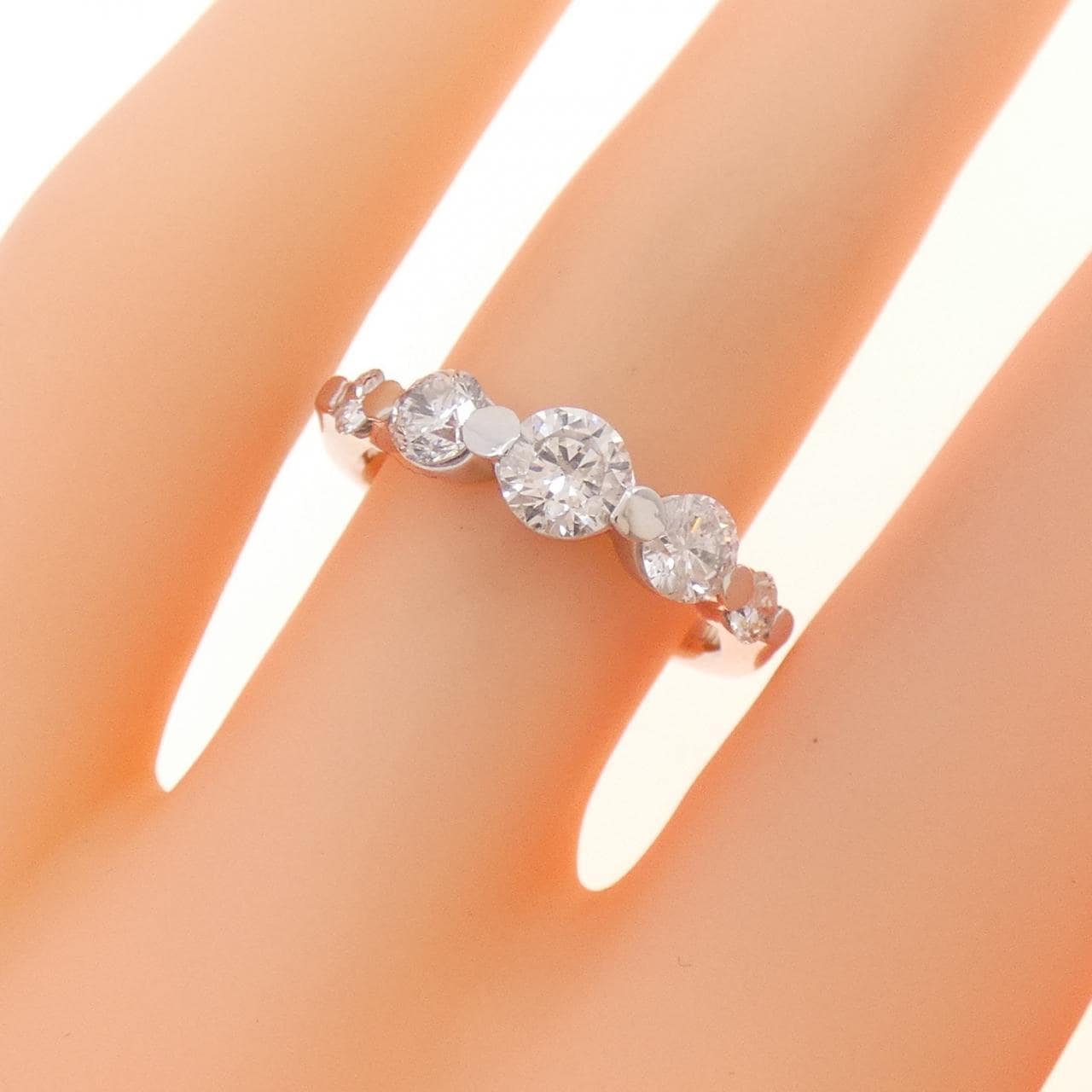 PT ダイヤモンド リング 1.01CT