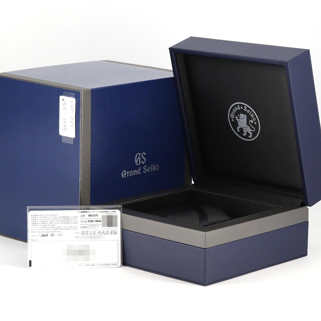 セイコー グランドセイコー･スポーツコレクション GMT LIMITED 9S86-00W0/SBGJ275 SS 自動巻