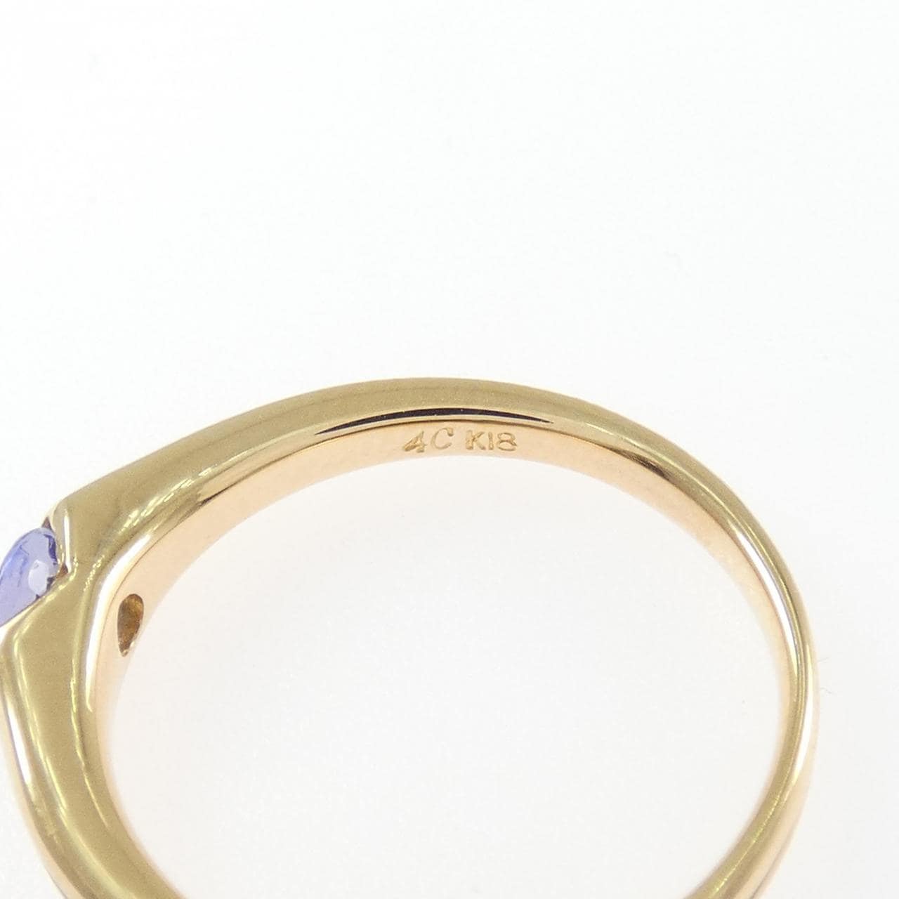 4゜C坦桑石石戒指