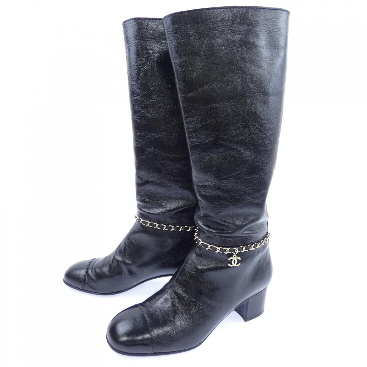 シャネル CHANEL HIGH BOOTS G35006X53109 ロングブーツ