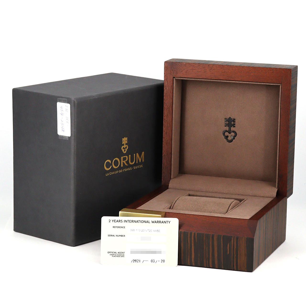 【ノーメンテナンス還元価格】コルム アドミラル レジェンド42 JAPAN LIMITED 395.113.20/V720 AA50 SS 自動巻