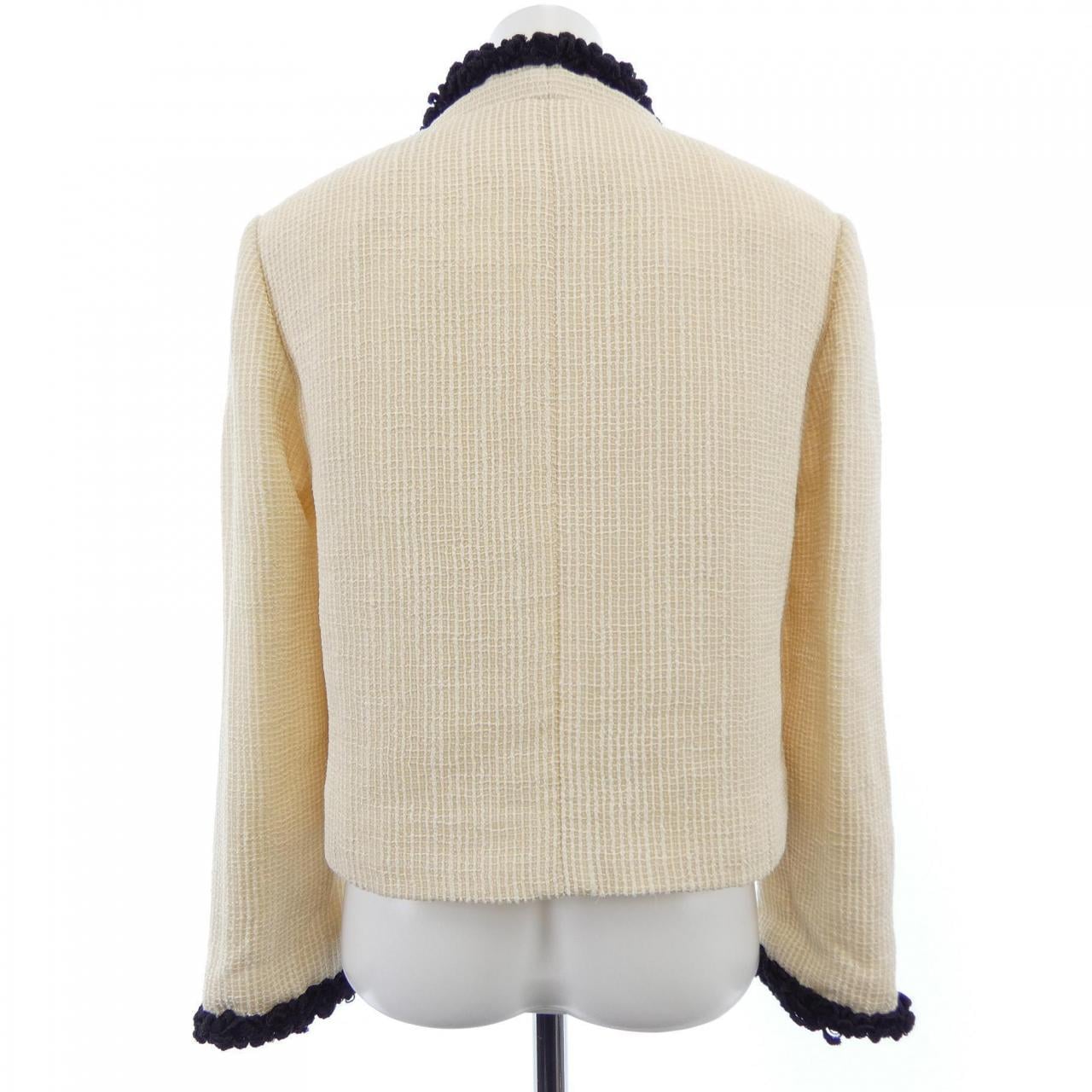 シャネル CHANEL LOOK38 P81605V74463 26S ノーカラージャケット