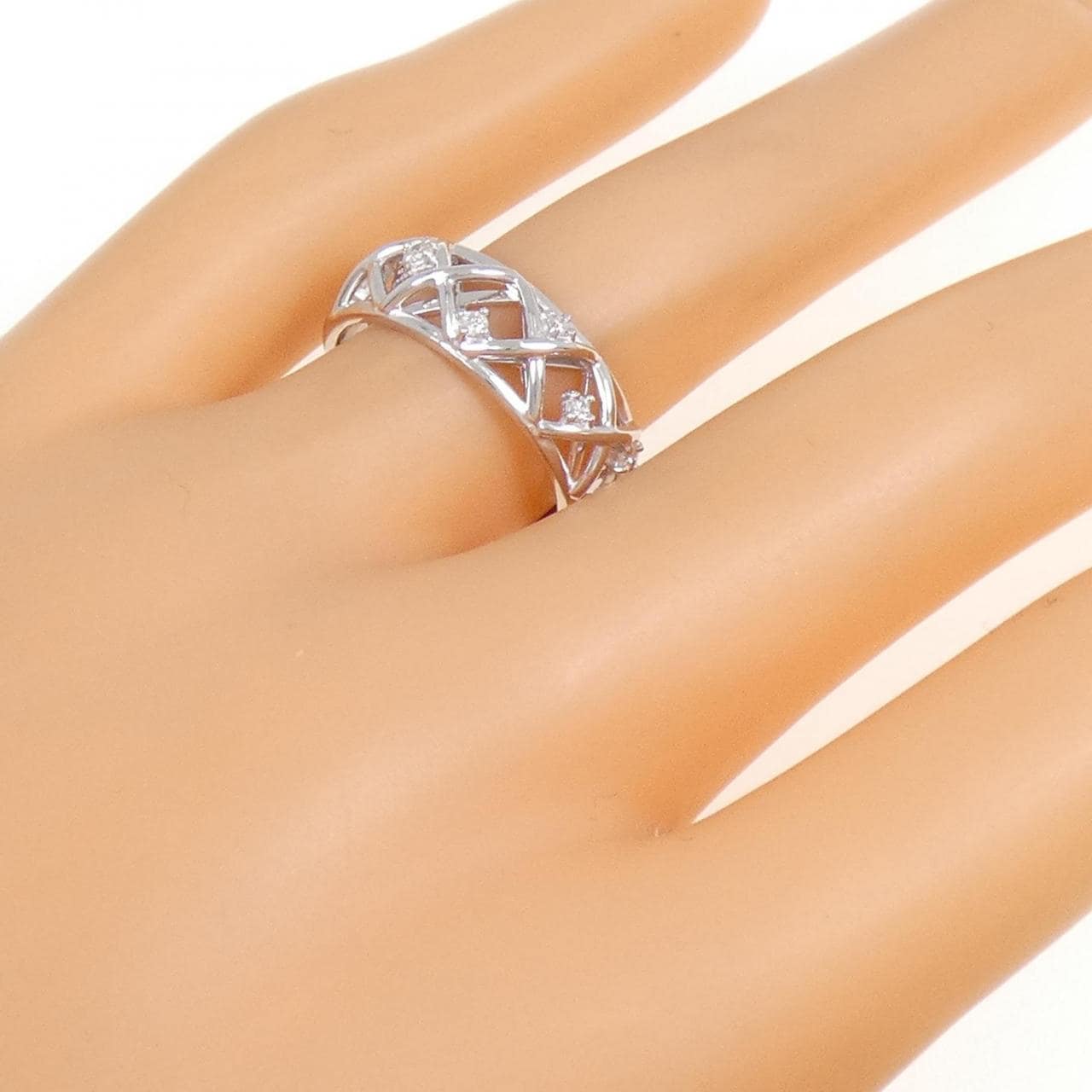 K18WG ダイヤモンド リング 0.07CT