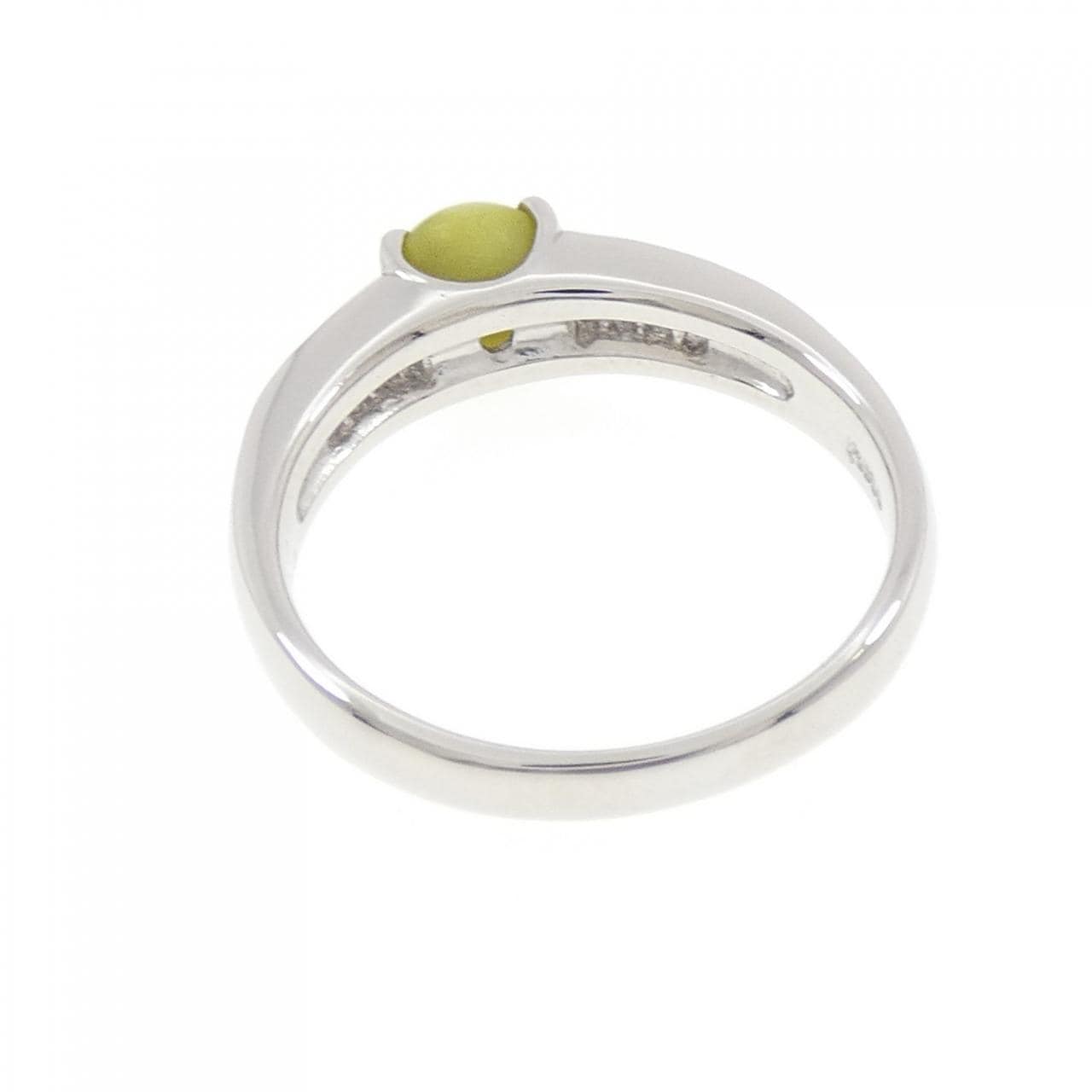 PT900 Chrysoberyl Cat's Eye Ring 1.63CT