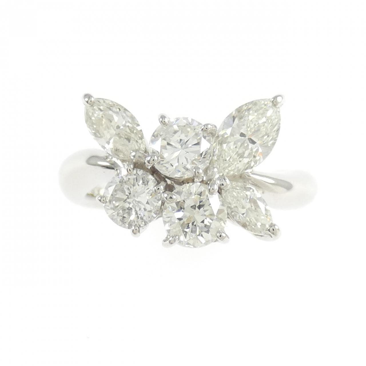 PT900鑽石戒指，2.06克拉