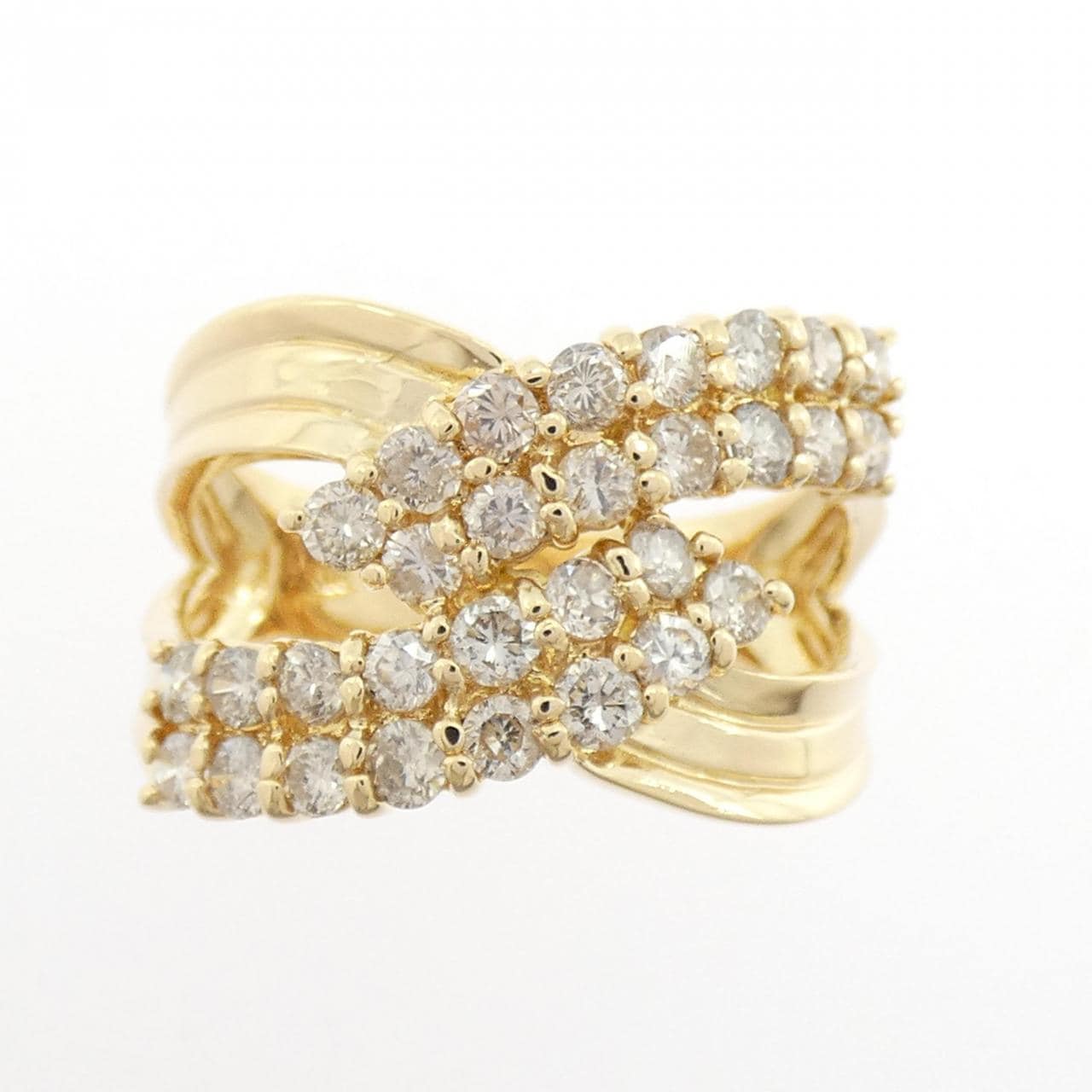 K18YG ダイヤモンド リング 1.00CT