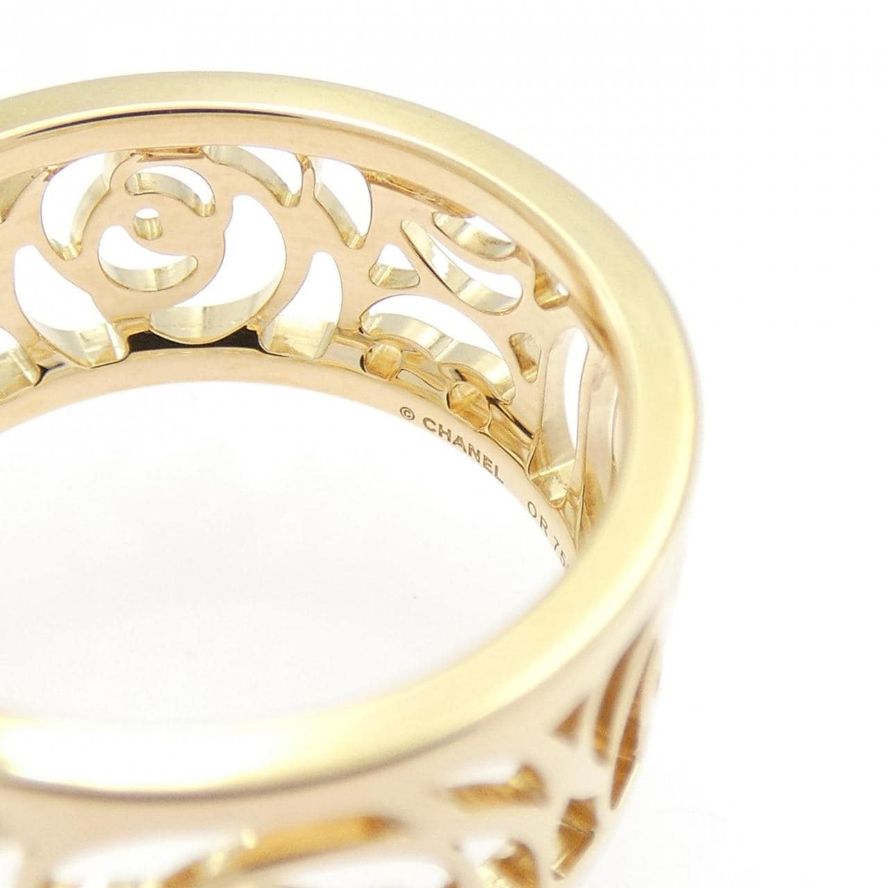 シャネル カメリア ミディアム リング