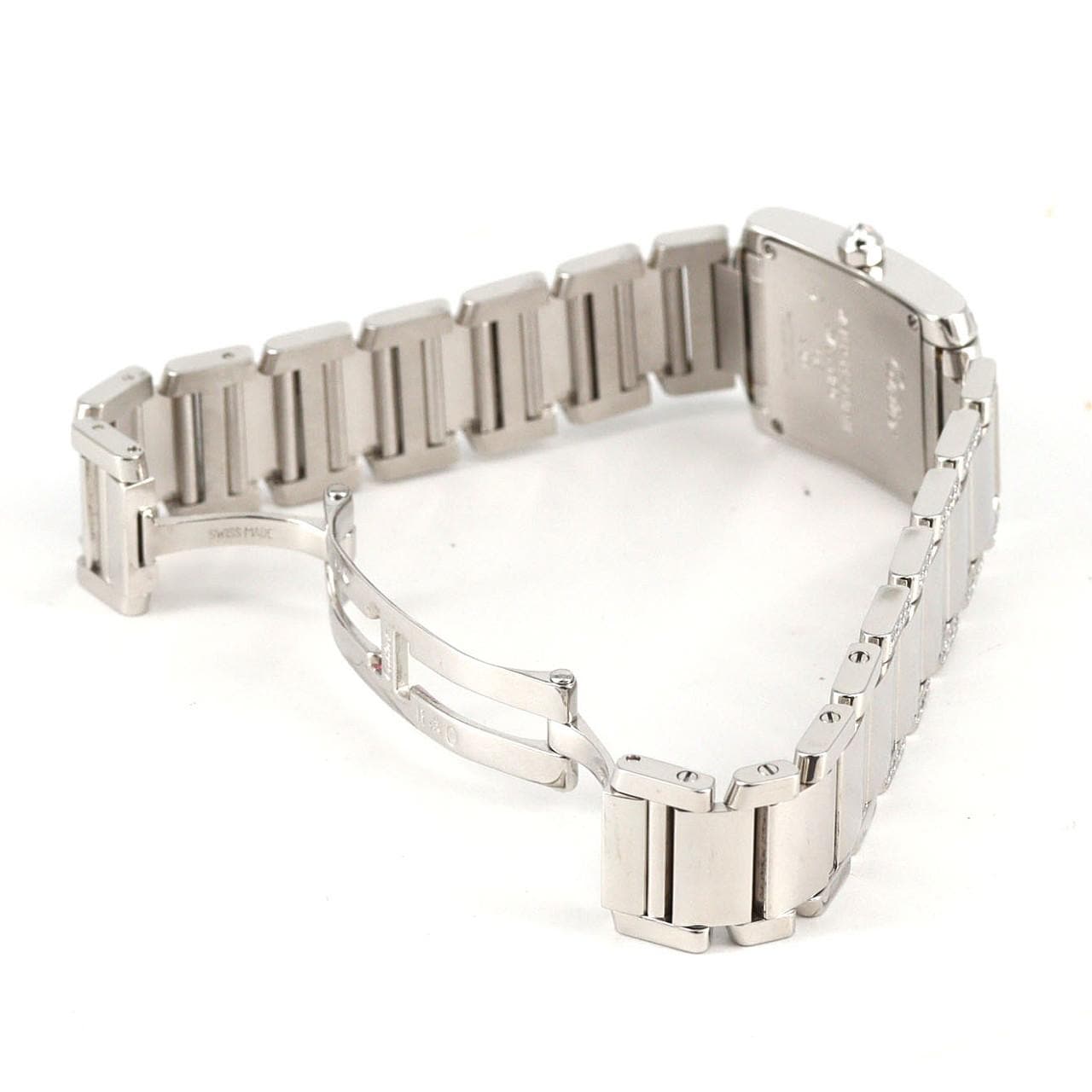 カルティエ タンクフランセーズSM WG/D･ブレスハーフD WE1002SC WG クォーツ