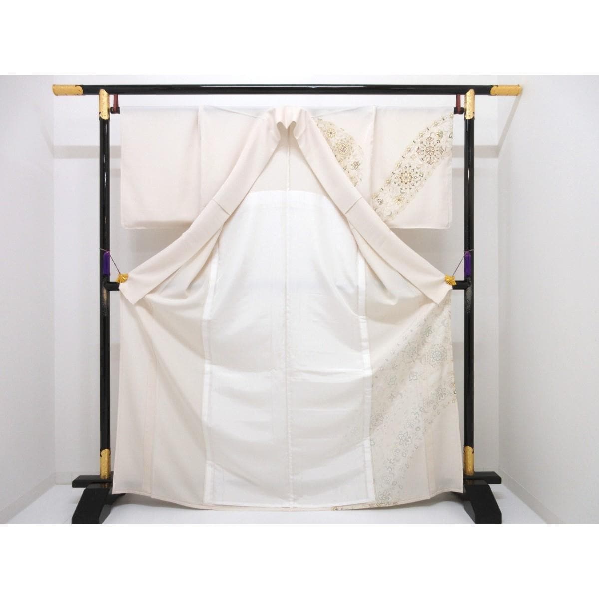 【新品】単衣　訪問着　京友禅金彩加工