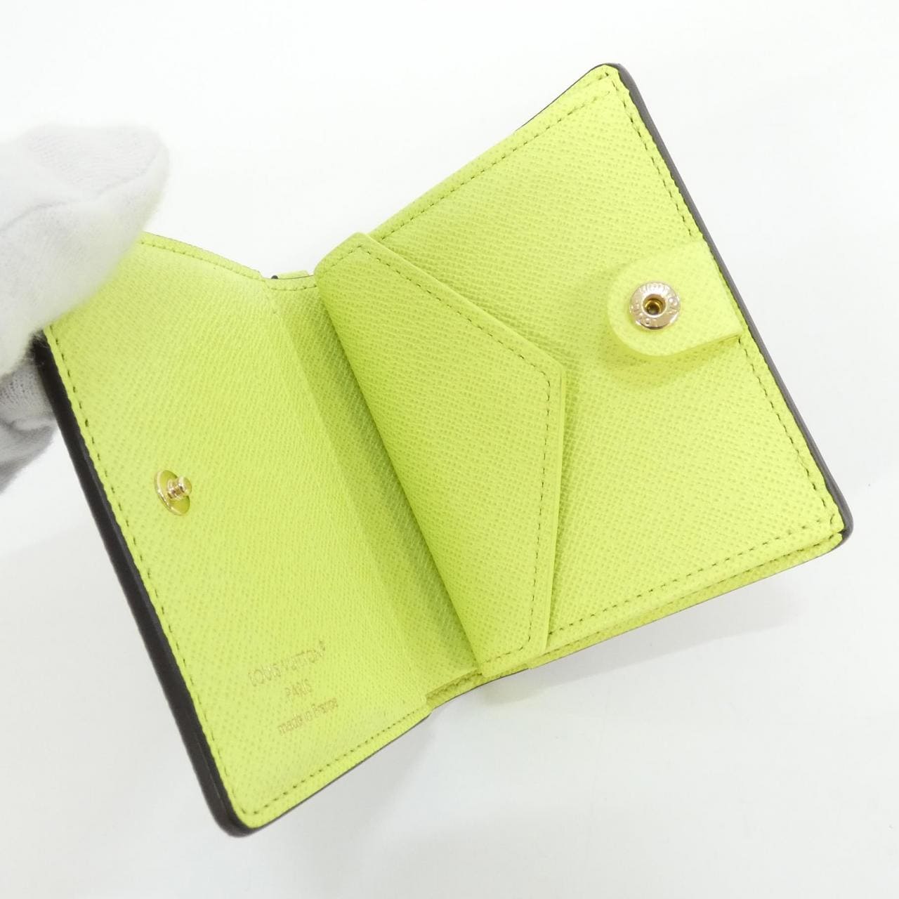 ルイヴィトン モノグラム ポケットウォレット LVチャーム M14628 財布