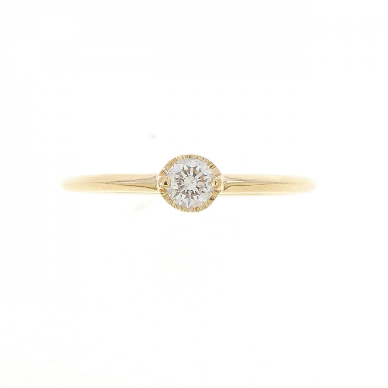 アガット ダイヤモンド リング 0.10CT