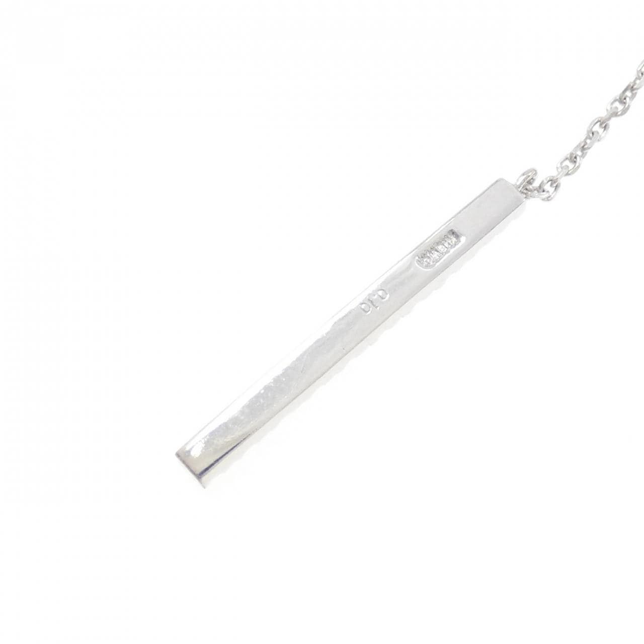 K18WG ダイヤモンド ネックレス 0.10CT