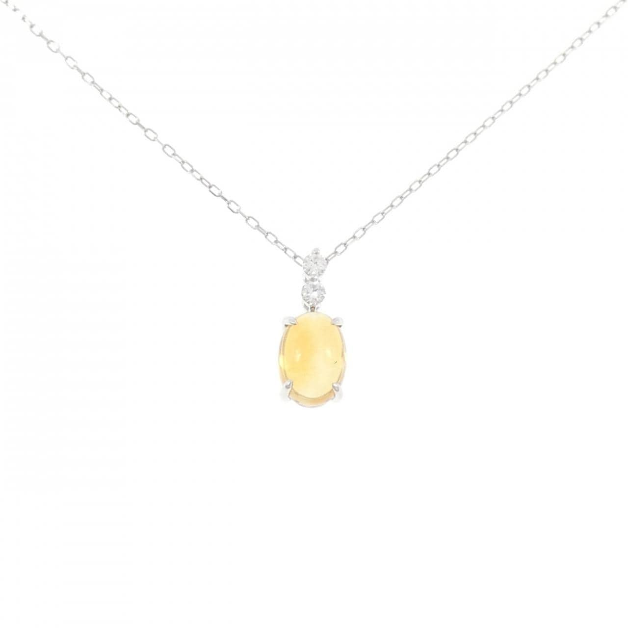 PT900/PT850 シトリン ネックレス 0.90CT