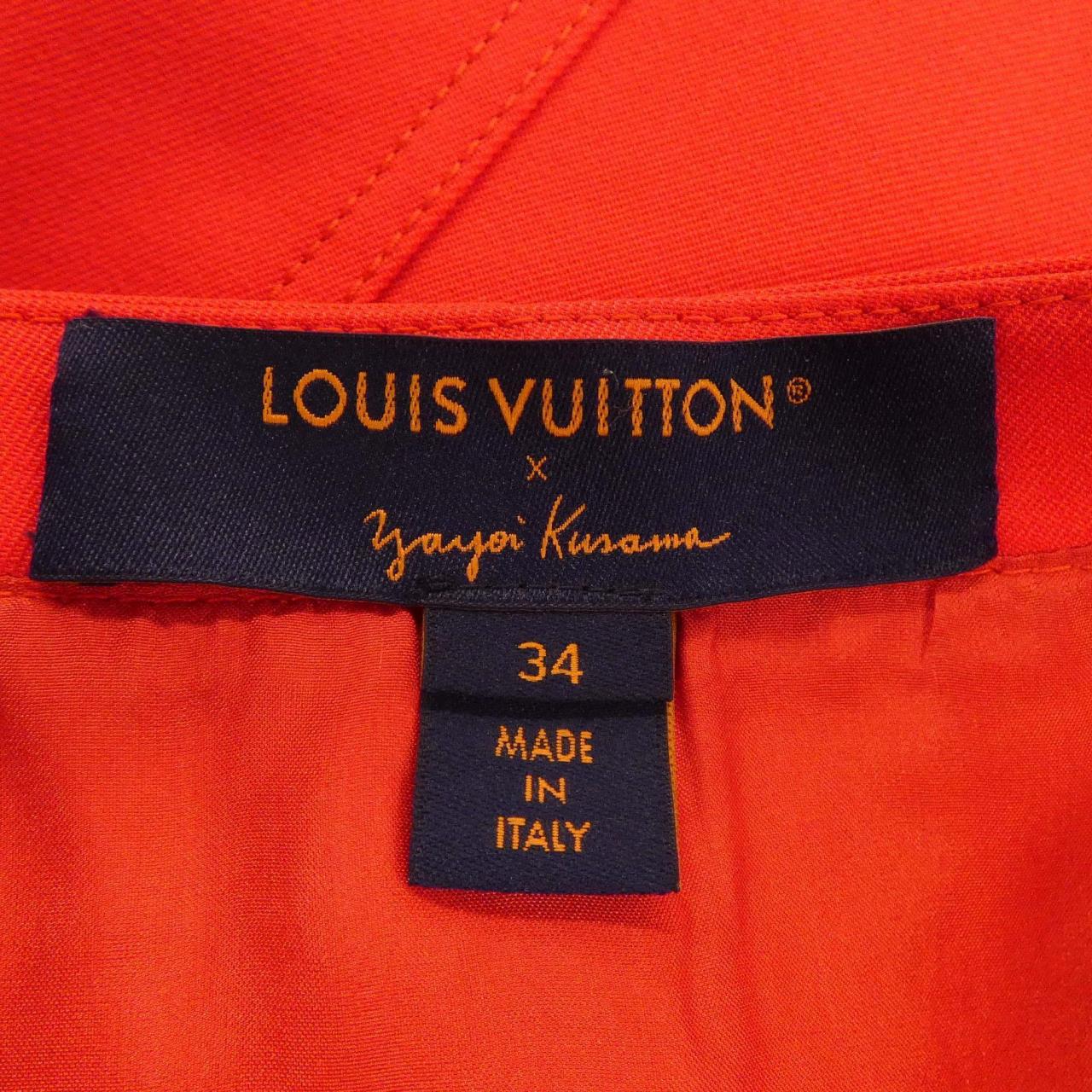 ルイヴィトン LOUIS VUITTON LV×YK テクニカルギャバジンミニスカート FOSK17P89 草間彌生 スカート