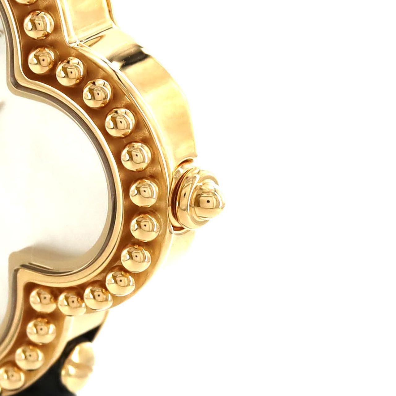 ヴァンクリーフ&アーペル アルハンブラ YG 136574/VCARD22000 YG クォーツ