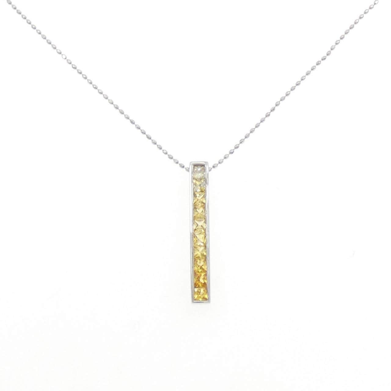 PT900/PT850 サファイヤ ネックレス 0.90CT