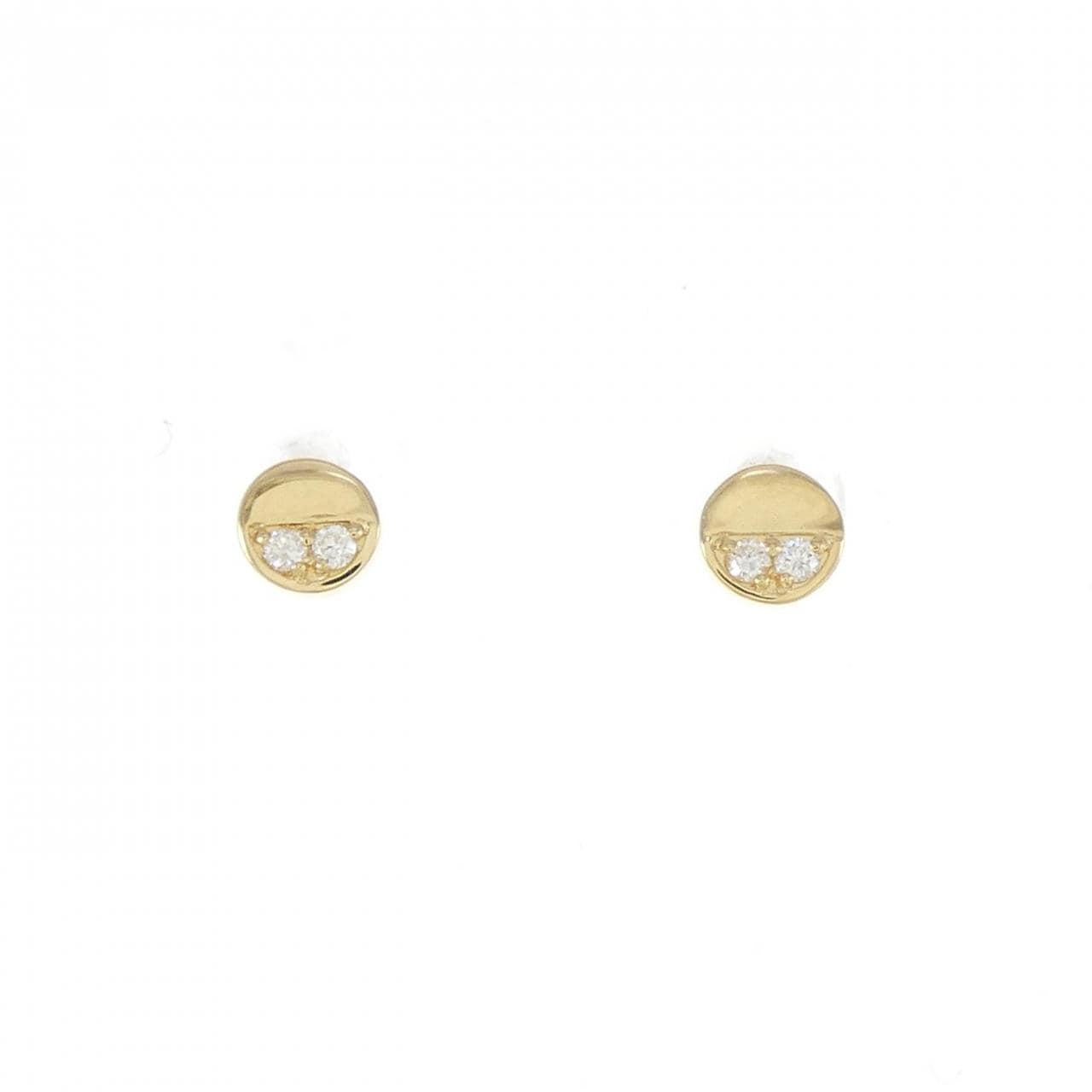 [Remake] K18YG Diamond Earrings 0.04CT