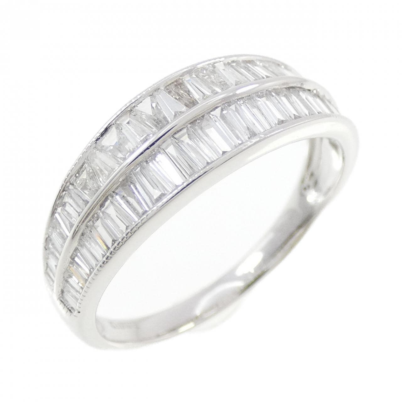 K18WG ダイヤモンド リング 0.80CT