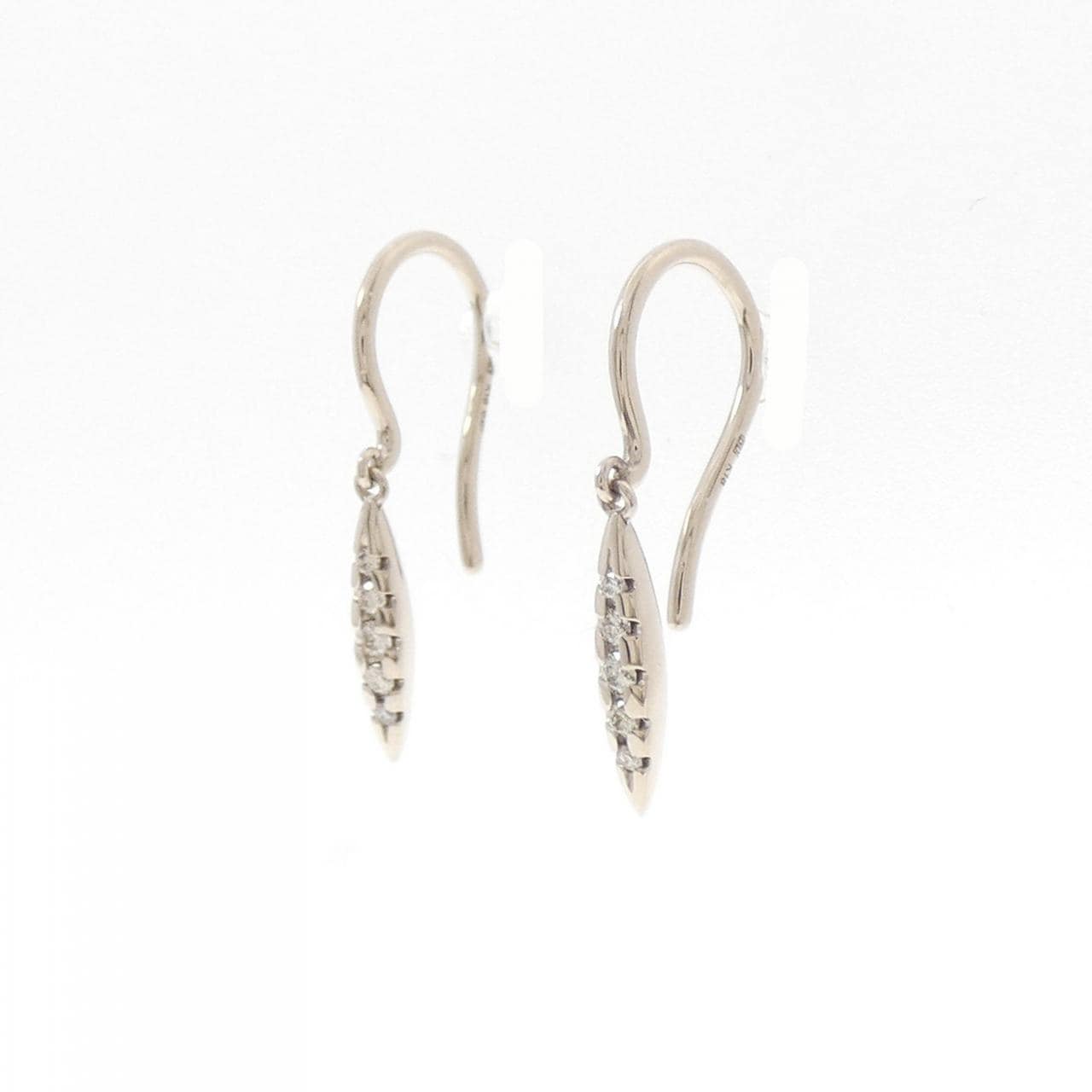 カシケイ ダイヤモンド ピアス 0.07CT