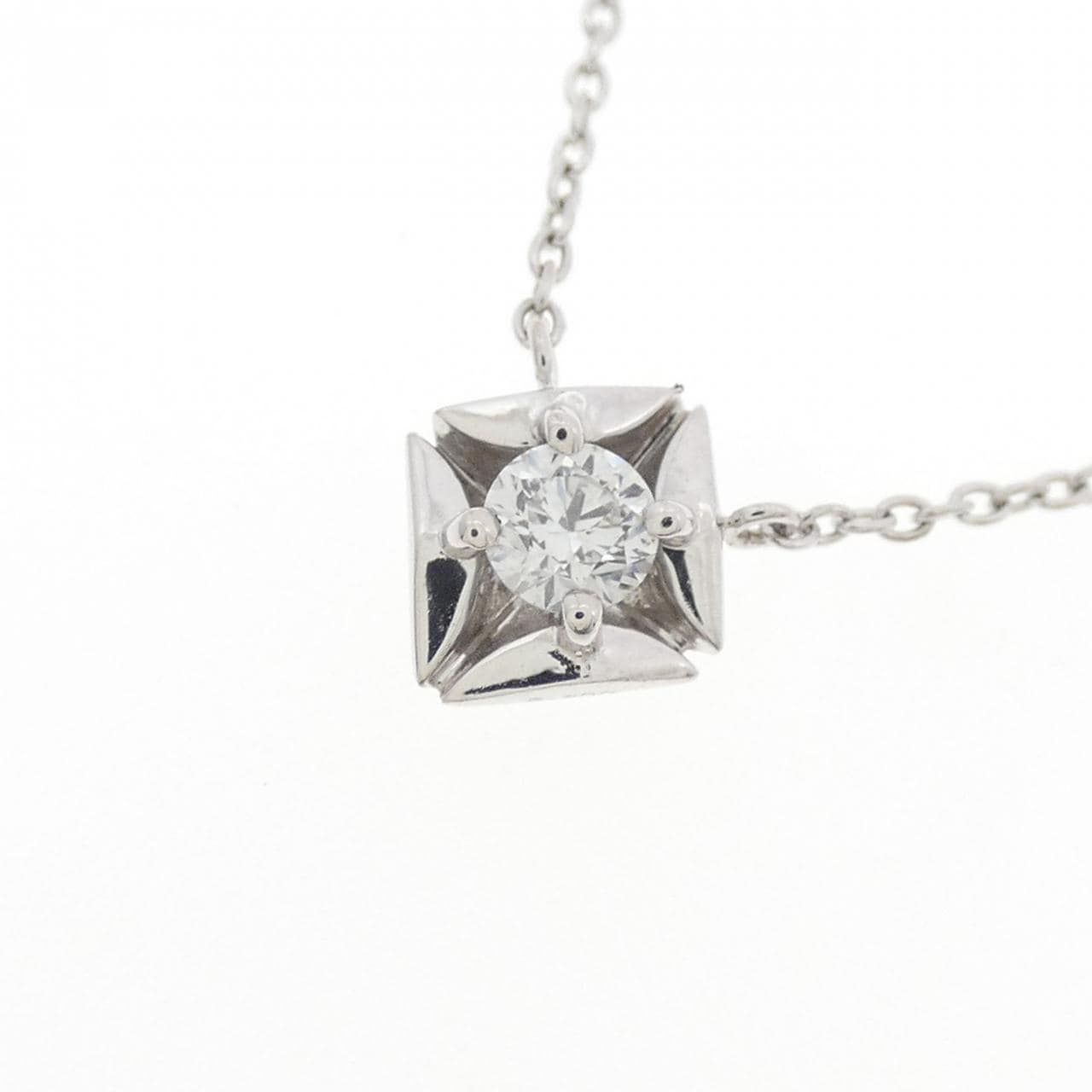 PT900/PT850 ダイヤモンド ネックレス 0.14CT