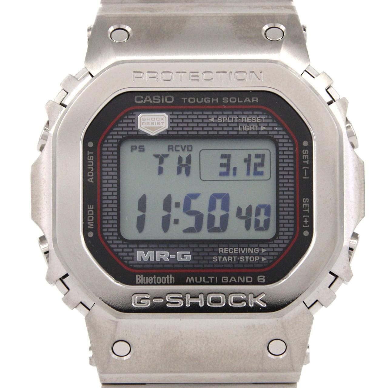 カシオ G-SHOCK･MR-G 電波時計 MRG-B5000D-1JR TI ソーラークォーツ