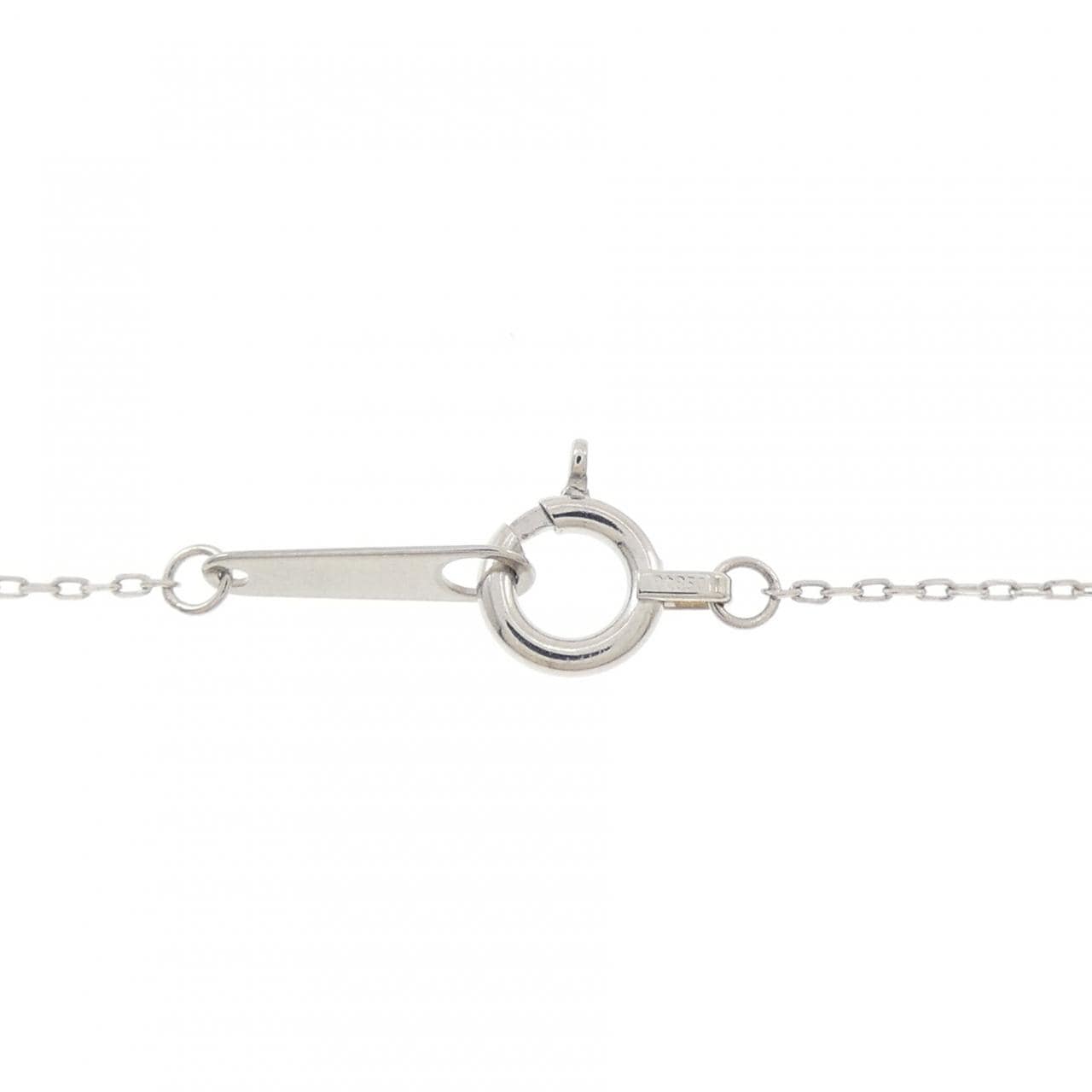 PT900/PT850 ソリティア ダイヤモンド ネックレス 0.20CT