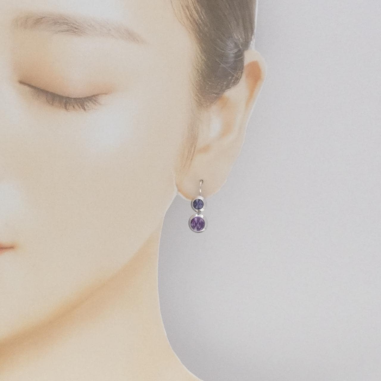 TIFFANY amethyst earrings